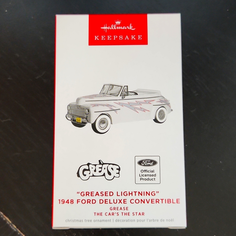Greased Lightning 1948 Ford Convertible 2022 Hallmark Keepsake Ornament